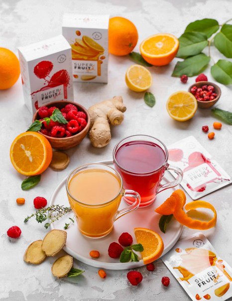 Горячий напиток Super Fruit Drink «Апельсин-имбирь»